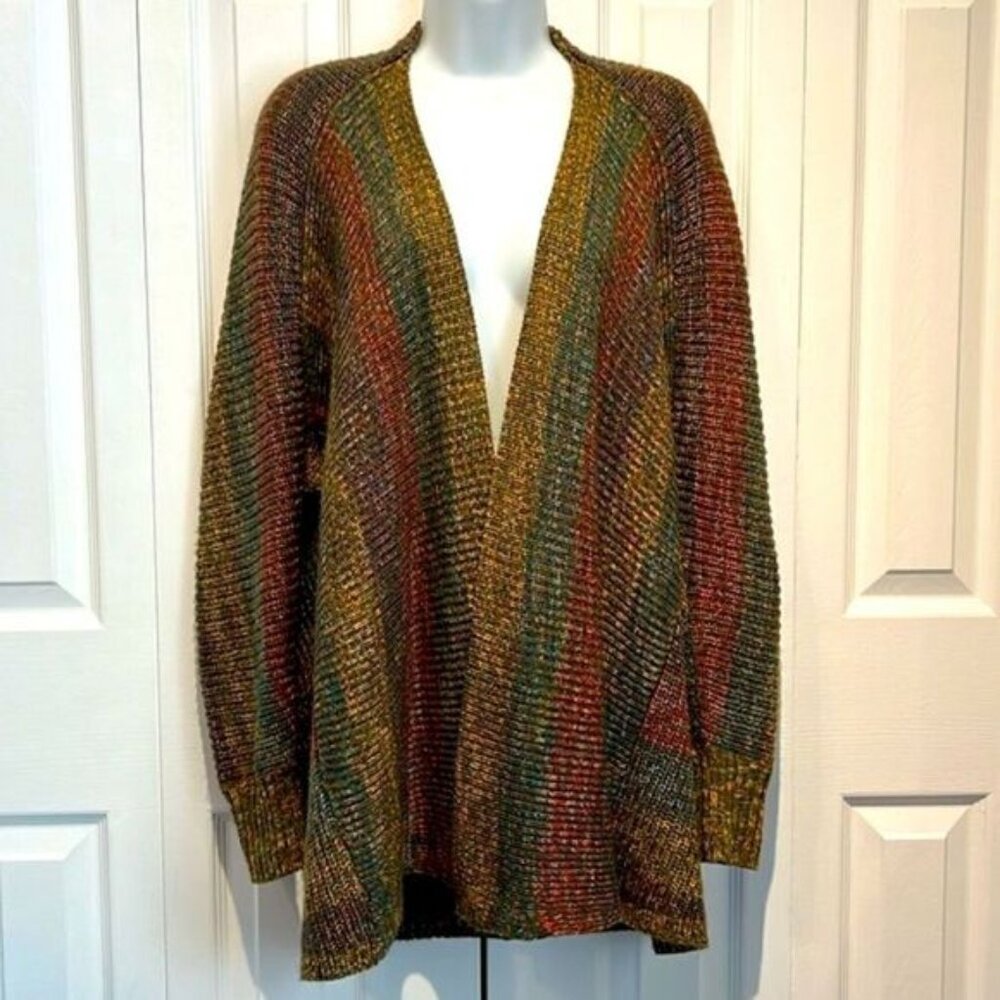 Mossimo Supply Co Multicoloured Open Face Cardigan Size S